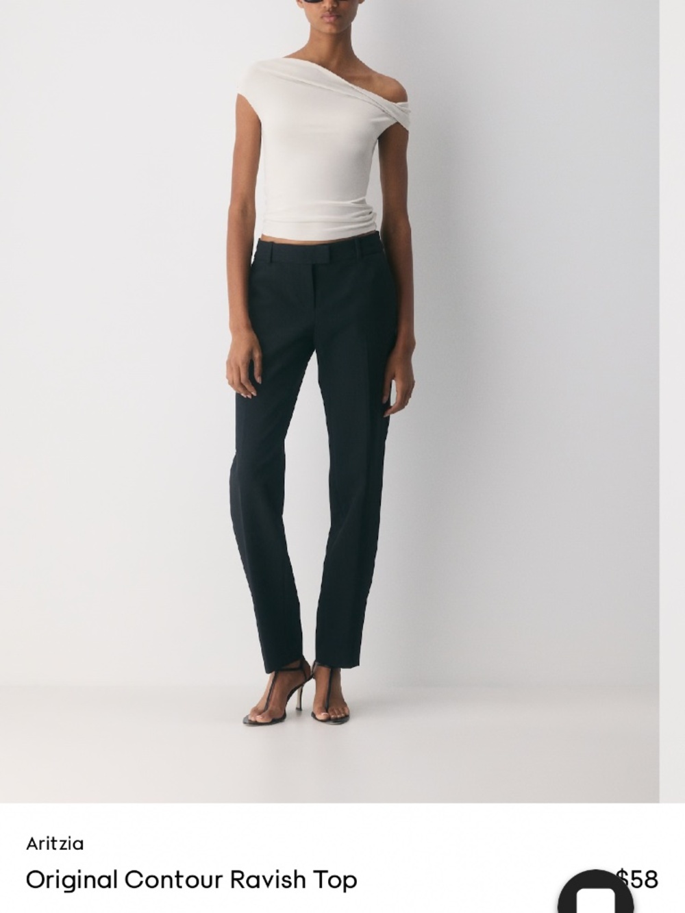 Aritzia contour ravish top , S